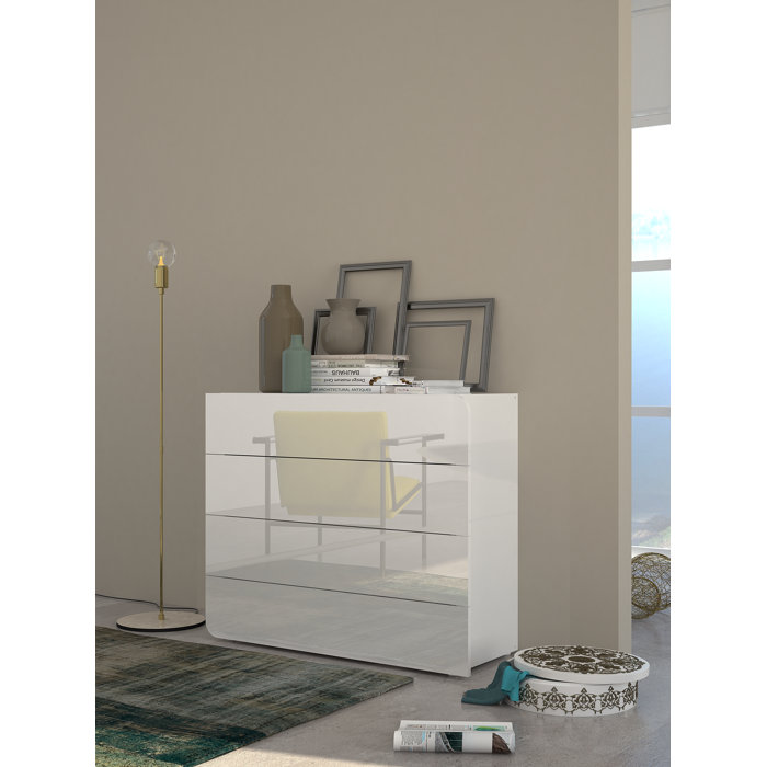 Perspections Eisen 4 Schublade Kommode | Wayfair.de